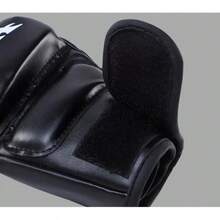 1 Pair Half Finger Boxing Gloves, Training Gear, Halloween Gift - Multicolor - View 9