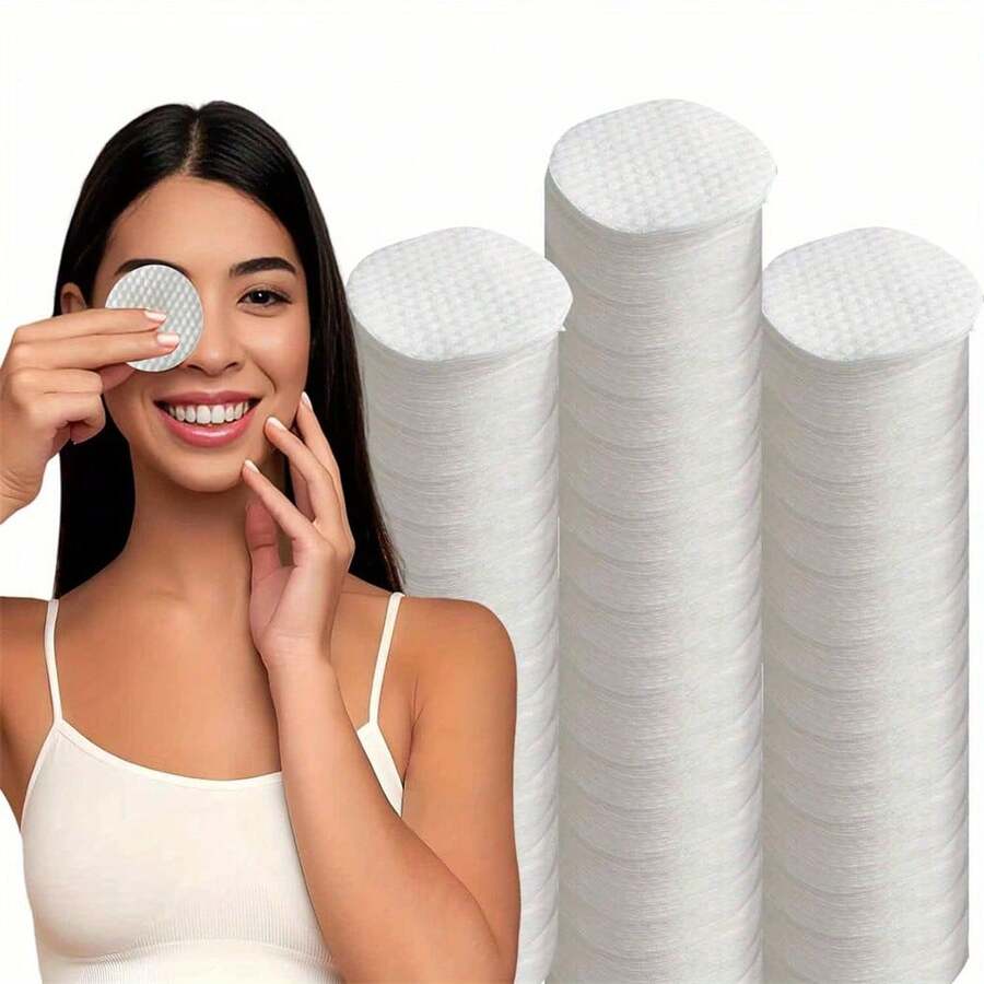 50/100/200pcs Disposable Face Cleansing Wipes, Makeup Remover Pads, Soft Facial Cleansing Towelettes, Thickened EPE Foam Face Cleaning Cloths, Portable Face Wipes