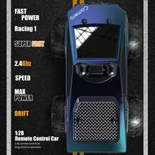 1 件遥控车，1:28 比例 RC 越野怪物卡车，带摄像头和灯光效果，可连接手机控制越野皮卡，全地形 4WD 遥控卡车，2.4GHz 遥控漂移玩具车，是送给男孩和女孩的完美生日礼物，万圣节和圣诞节儿童礼物