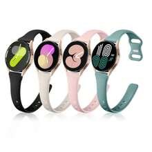 4 Packs Compatible With Samsung Watch 7 Bands/Samsung Watch 5 6 Bands 40mm 44mm/Watch 5 Pro,20mm Soft Slim Soft Replacement Band For Watch 4 6 Classic 42mm 46mm 43mm 47mm White/Sandpink/Pinegreen/Winered