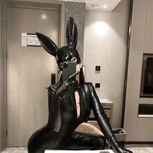 1pc, Adult Luxury Sexy Rabbit Half Mask, Sexy Rabbit Mask, Masquerade Half Face Mask, Suitable For Role Playing - Multicolor - View 2