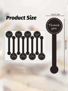 Custom Stickers,Personalized Baking Stickers, Custom Labels,Logo Stickers,Thank You Long Label Seal Stickers For Cake Boxes/Jars/Coffee Cups/Bottles,Self-Adhesive Bread Stickers,Tamper Evident Seal Labels For Gift Packaging, Postage Labels,Order Stickers,Wedding Stickers,Party Stickers,Birthday Stickers,Halloween Thanksgiving Christmas Gift,Gift Stickers - Multicolor - View 8