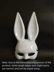1pc, Adult Luxury Sexy Rabbit Half Mask, Sexy Rabbit Mask, Masquerade Half Face Mask, Suitable For Role Playing - Multicolor - View 9