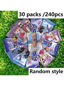 6 包/48 张、15 包/120 张、30 包/240 张、50 包/400 张 Tralala-Tung Tung Tung Sahur 神话山海系列策略卡牌游戏，每包 8 张光面激光打印基本卡，动漫风格战斗收藏集换式卡牌 - 送给动漫爱好者的有意义的礼物 - 彩色 - 查看 14