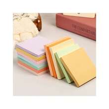 500pcs/400pcs/50pcs Colored Sticky Notes, Suitable For Work, Study, Leaving Messages, And Taking Notes. Students Use Sticky Note Paper With Small Tags, Strong Adhesion, Solid Color Office Message Notes Self-Adhesive, Multiple Colors To Choose From,Back To School.