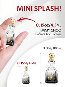 Jimmy Choo [自营] I Want Choo Forever Eau De Parfum Splash 女士 EDP 香水 香水 旅行必备 0.15oz/4.5ml 1.3oz/40ml 持久优雅别致时尚女友妻子母亲朋友生日毕业派对旅行露营户外学校校园旅行节日周年纪念夏季秋季夏季精选夏季必备品夏季经典简约奢华礼物魅力氛围日常使用 - EDP - 查看 4