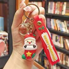 Santa Claus Doll Keychain Elk Socks Christmas Tree Pendant Superhero Themed Gift For Christmas, Halloween, Valentine's Day Gift Gift Ideas Bag Accessories Lanyards With Id Holder Car Accessories Bag Charms Car Accessories Teacher Friend Sister - Multicolor - View 14