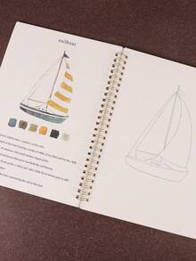 Beginner-Friendly Watercolor Workbook With Paint Brush With Color Palette Watercolor Paint Book Art Painting Supplies