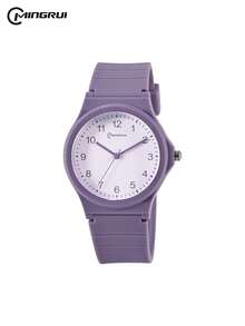 MINGRUI Jam Tangan Quartz Tahan Air 3ATM Klasik Ins Fashion, Tahan Guncangan dan Jatuh, Cocok untuk Pelajar, Remaja, Hadiah, dan Dekorasi Kampus - Putih - View 16