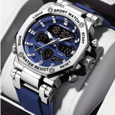 Foxbox Men's Casual Digital Watches For Outdoor & Daily Wear