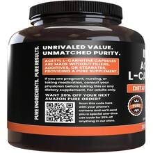 Pure Original Ingredients Acetyl L-Carnitine (365 Capsules) No Magnesium Or Rice Fillers, Always Pure, Lab Verified - 白色的 - 查看 3