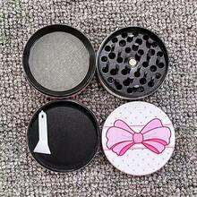 2inch 50mm Bowl Herb Grinder Metal Manual 4-Layers Crusher Mill Mortar Pestle Zinc Alloy Tobacco Grass Grinder Smoking Accessoris Cigarette Tool Gift