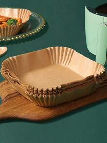 Air Fryer Paper Liners, Paper Air Fryer Liners, Non-Stick Baking Paper, Square/Round Air Fryer Mats, Baking Tools, Kitchen Gadgets, Kitchen Accessories, Suitable For Frying, Baking, Cooking, Grilling And Microwaving
