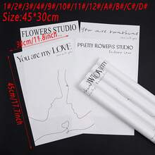 Aimall 100 Pcs Flower Bouquet Wrapping Paper Flower Bags Sleeves For Bouquets Kraft Paper Floral Wrap Bags Flower Bouquet Supplies