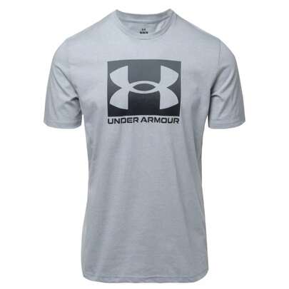 Under Armour Boxed Men's Sports Short Sleeve Mod Gray Light Heather