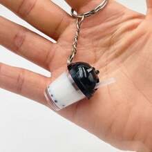 Cute Mini Bubble Tea Keychains, Creative Simulated Beverage Pendants, Unique Bag Decorations And Small Gifts