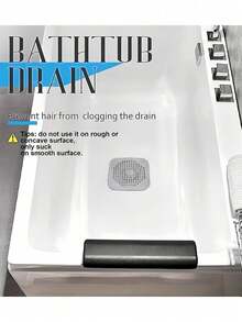 1 pieza Filtro de cabello de silicona y tapón de drenaje para bañera y ducha - Evita obstrucciones y olores - Multicolor - Ver 5