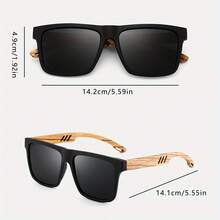 1pc Unisex Fashion Plastic Sunglasses, Solid Color Pattern, Casual Style, Square Frame, Suitable For Daily Life, Back To School Season, Summer Beach, Party, Outfit Matching, Gatherings, Great Gift, Fits All Face Shapes