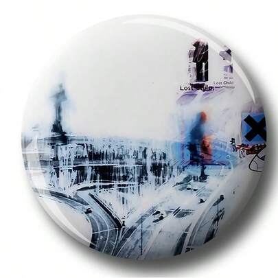 1pc 4.4cm/1.73inch Pattern Safety Pin Badge, Button Badge, Brooch Badge, Suitable For Attaching To Clothing, Bags, Backpacks, Fun Gift For Family And Friends