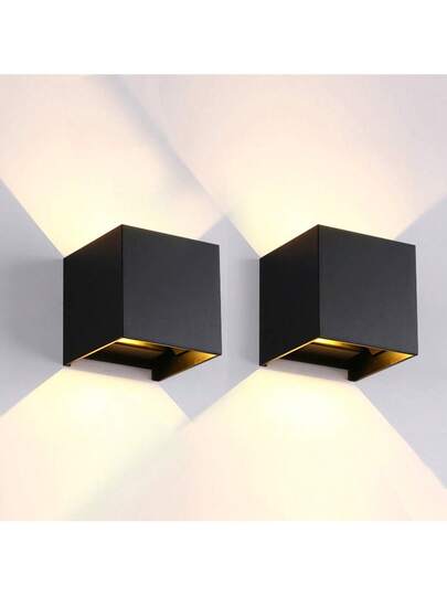 1/ Moderne Minimalist Bedside Lamp, Hotel Corridor Wand Light, Square Adjustable Outdoor Waterproof ative Washer Verlichting view 6