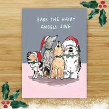 Unique Cartoon-Themed Christmas Greeting Card For Friends & Family - Ideal Holiday Gift