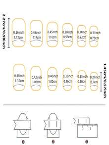 24 件 Y2K 升级版长棺材指甲，粉色渐变法式优雅简约别致奢华美甲套装，可拆卸假指甲适合节日、派对、约会、日常佩戴 - 西瓜粉 - 查看 5