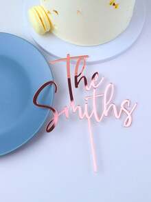 Personalized Wedding Cake Topper Custom Last Name Cake Topper For Wedding Rustic Wedding Mr And Mrs Anniversary Cake Topper Multi-Functional, Anti-Mold, Ornamental Exquisite, Modern, High-Quality, Contracted Custom, Personalized, Unique Ideal Gifts For Graduation, For Weddings, For Housewarming Dining Room, Living Room, Bedroom, Tea Room, Home, Christmas,Warm Ambience, Autumn Home Refresh,Home Harmony - Multicolor - View 16