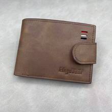 Herr Lyxig Business Plånbok Modern Design För Herrar Pengplånbok Miniplånbok Handväska Höst Herrplånbok Läder Liten Plånbok - Brun - Visa 10