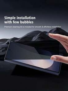 4 Pcs Privacy Tempered Glass Compatible With Samsung Galaxy Z Fold 7 6 5 4 3 Anti-Spy Screen Protector Compatible With Z Fold7 Fold6 Fold5 Fold4 Fold3 9H Protective Glass - 4 Pieces - View 4