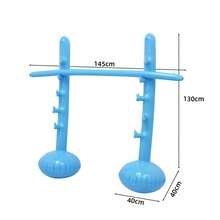 1 Set Jocuri Gonflabile Portabile pentru Adulți Limbo - Stâlp cu Design Jos, Distracție și Băț Limbo Potrivit pentru Vacanțe în Familie, Petreceri, Activități Interactive în Aer Liber și Divertisment pe Plajă, Recuzită de Jocuri în Aer Liber și în Interior