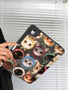 هذا الغطاء الخلفي الشفاف المصنوع من البلاستيك البلوري المطبوع بتصميم قطة كرتونية جميلة وطريفة مقاوم للصدمات ومناسب لأجهزة iPad الجيل السابع والثامن (10.2 بوصة) والجيل العاشر. يتميز بوجود فتحة لحمل القلم ويدعم وظائف النوم والاستيقاظ وطرق عرض متعددة. وهذه كلها هدايا رائعة لمناسبات عيد الهالوين والسنة الجديدة. - متعدد الألوان - مشاهدة 3