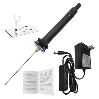 Juego de herramientas de cortador de espuma eléctrico, cuchillo de alambre caliente cortador de poliestireno expandido para manualidades DIY, herramienta de corte de placa de espuma