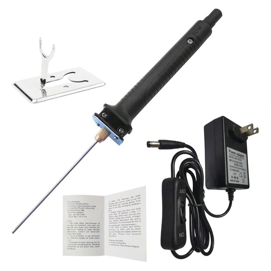 电动泡沫切割工具套装，热线刀泡沫切割器，适用于手工DIY，泡沫板切割工具