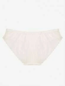 Baumwoll-Höschen mit Spitzenbesatz, angenehm zu tragen - Weiss - Übersicht 2