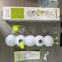 毛毛虫宠物玩具，智能互动猫玩具，自动感应猫玩具，毛毛虫宠物猫毛毛虫玩具电动自娱无聊克星吸盘互动智能宠物逗猫棒，室内宠物自动玩具，USB 可充电，适合所有猫咪，缓解无聊，锻炼宠物伴侣 - 彩色 - 查看 11