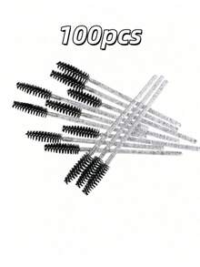 500 pezzi 100 pezzi 10 pezzi Applicatori monouso per mascara e sopracciglia, adatti per estensione ciglia e sopracciglia, colore nero