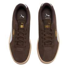 Puma 男女通用休闲运动鞋，Club II 舒适轻便旅行休闲鞋 397444-15 - 棕色-彪馬白-金色 - 查看 4