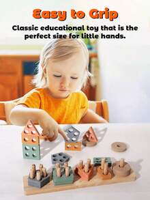 Montessori Toys For 3+ Years Old Boys Girls Birthday Gifts, Wooden Sensory Toys For Toddlers Kids Baby, Easter Basket Stuffers Toddler Learning Toy Activities Puzzles