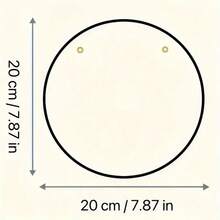 2件套复古手工木制家居装饰品，尺寸19.99x19.99厘米，希腊轮盘图案，标有节日名称：冬至、春分、五朔节、秋分、万圣节 - 天然木制祭坛装饰，适用于巫术、德鲁伊教和异教 - 完美礼物，神秘设计，精湛工艺，占卜工具，圣诞装饰 - 彩色 - 查看 5