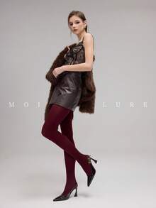 1-Pack Solid Color Nylon Pantyhose – Your All-Season, Go-To Fashion Staple, Cozy