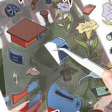 Large Size Decorative Stickers, Fun DIY Miniature Scene Stickers