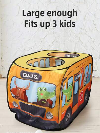 Kids Indoor & Outdoor Playhouse Tent, Tool-Free Installation, Portable Design, Multiple Cartoon Patterns, Easy Folding & Storage, Loved By Boys & Girls, Halloween Party Decor, Christmas/Birthday Gift