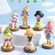 KEYCEO Xia Duo Duo Duck Pear Series, Play Office Boy Play Tabletop Ornament Girl Gift Gift Box Birthday Gift Play Ornament Cute Wind Q Version 1 Random Distribution, Halloween Decorations Ornament Small Gift Suitable For Christmas, Thanksgiving, Halloween, Birthday Gift, Perfect Choice For Family And Friends,