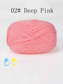 1/3包 50克 4股钩针线，带记号扣的钩针线，初学者钩针套装，多包装编织线，优质腈纶线，柔软钩针线，DIY工艺品，围巾（配饰颜色随机）