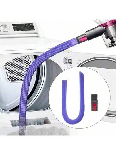 Dryer Vent Cleaner Kit, Hose Attachment Dyson V6 V7 V8 V10 V11 V12 V15 Cordless Vacuum, Perfect Flexible Crevice Tool