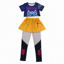 Girls Rumi Mira Zoey Cosplay Costume Fancy Dress Outfit - Mira(Top+Dress) - View 1