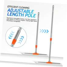 1 件高效窗户清洁刮刀 Bominstore 可伸缩地板洗涤器杆玻璃刮水器适用于窗户家庭清洁、卧室清洁和家庭清洁 - 彩色 - 查看 7