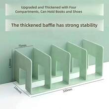 4 Stücke 4-stöckiges transparentes Schuhregal für Kinder, Schuhaufbewahrungsregal für Babys zuhause, geeignet für kleine Schuhe (nicht für Erwachsenschuhe geeignet), platzsparendes Schuhschrank-Aufbewahrungsregal, aufrecht stehendes Schuhregal