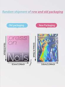 24pcs Short Almond Shaped Modern Premium Black False Nails, With 1 Nail File, 1 Jelly Glue, Ideal For Festivals, Gifts, Parties And Daily Use Press On Nails Nail Supplies - Black - View 10