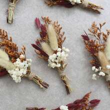 6/12/20 Mini Dried Flowers Ivory Dry Flowers, Natural Gypsophila Branches For Wedding, Home Table Vase Decor, DIY Wreath Floral, Fall Thanksgiving Autumn Decoration